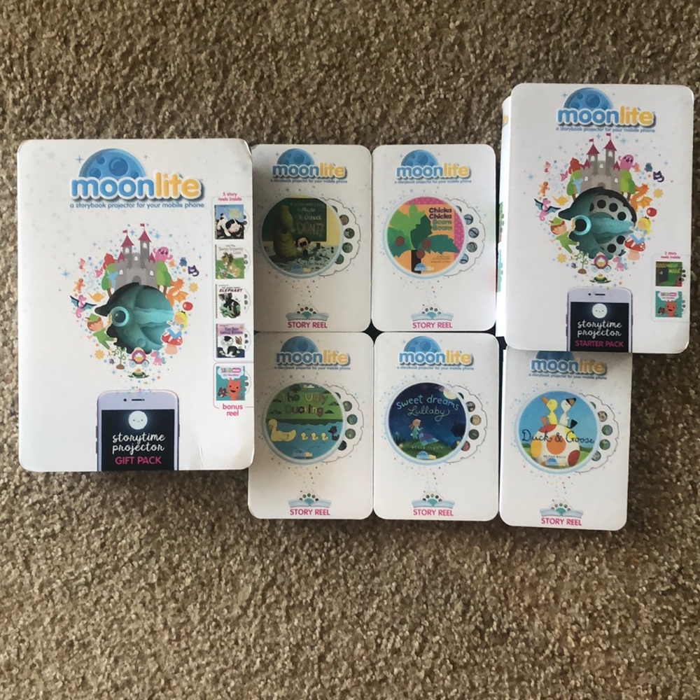 Moonlite Story time Projector bundle